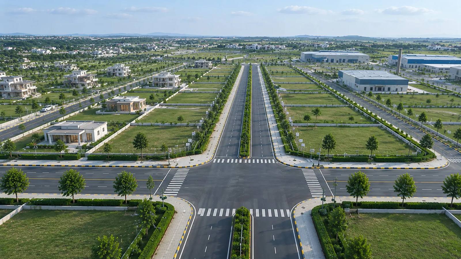 Residential and industrial plotting projects by Janjaes Infra